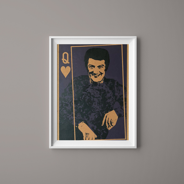 Liberace - Screen Print on Cardboard