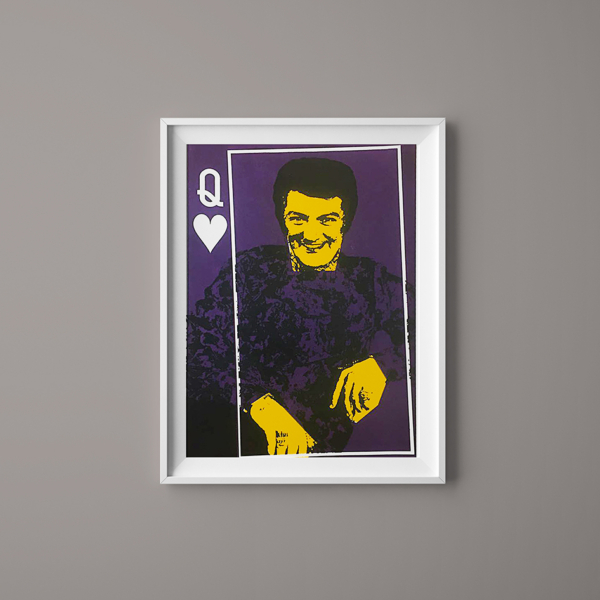 Liberace - Queen of Hearts - Screen Print