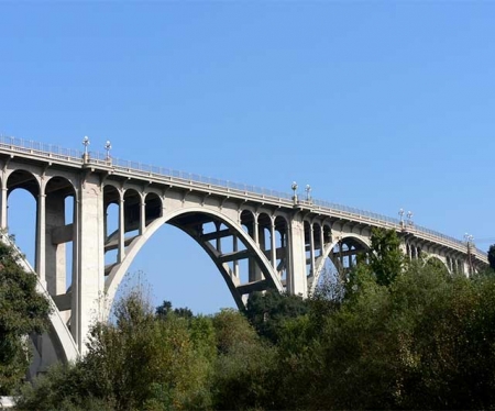 Colorado Street Bridge used in Mission Impossible