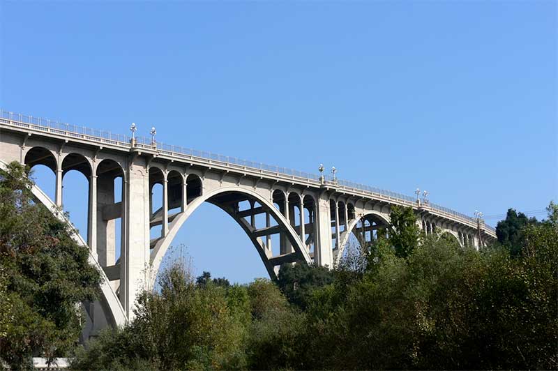 Colorado Street Bridge used in Mission Impossible