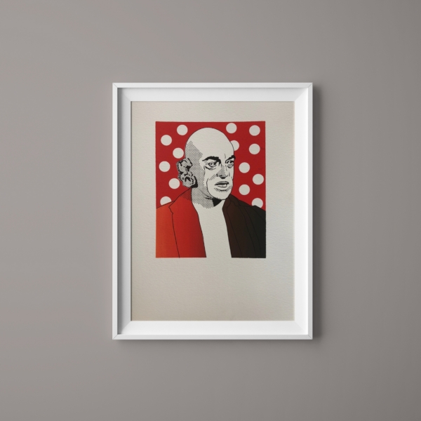 skip homeier dr. sevrin star trek original screen print