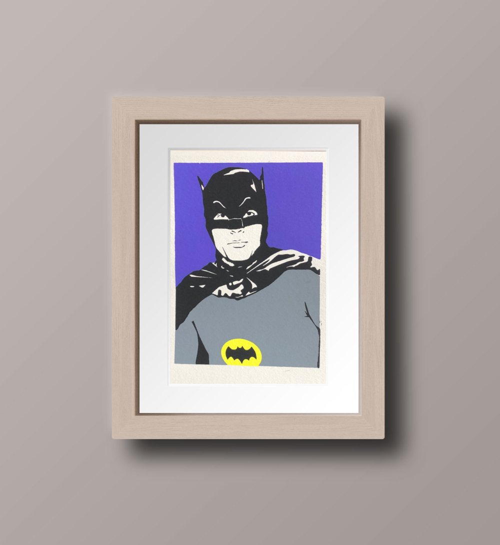 adam west batman original art