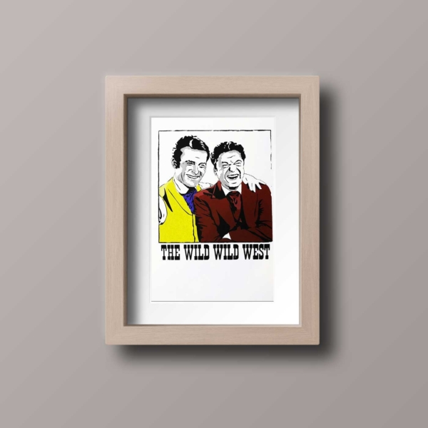 robert conrad ross martin as james west and artemus gordon wild wild west